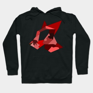 Origami Wolf Head Hoodie